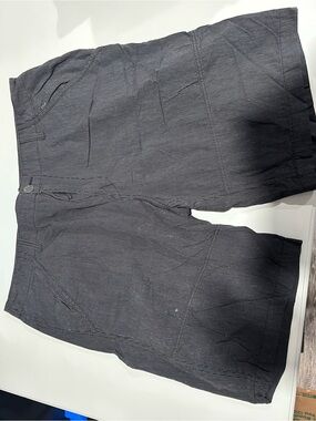 Men's Flat Front Casual Shorts - Charcoal Gray